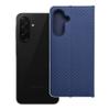 Etui z klapką na Samsung A26 5G Luna Book Carbon niebieskie