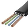 BASEUS kabel USB A do Lightning 2A Nimble CALMBJ-B91 0,23 m czarno czerwony