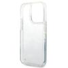 GUESS futerał do IPHONE 14 Pro GUHCP14LLFLSN (Liqide Glitter Flower) zielony