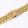 Pasek do zegarka 22 mm Titmo Strap S4 stalowa bransoleta złoty