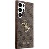 GUESS futerał do SAMSUNG S24 Ultra GUHCS24L4GMGBR (Leather 4G Metal Logo) brązowy