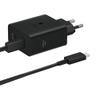 SAMSUNG oryginalna ładowarka sieciowa Typ C + kabel Typ C do Typ C PD 3A 50W EP-T5020XBEGEU czarna blister