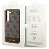 GUESS futerał do SAMSUNG S24 Plus GUHCS24MG4GLBR (4G Bottom Stripe) brązowy