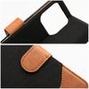 Etui z klapką na iPhone 17 AIR Jeans Book czarne