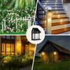 Lampa solarna LED do ogrodu elewacyjna RC-K-1536 czarna