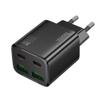 Ładowarka sieciowa do telefonu Hoco 2 x USB C + 2 x USB A QC3.0 PD 3A 20W N55 czarna