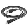 Kabel USB A do Micro USB Hoco 2,4A 1 m X69 czarno biały