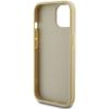 GUESS futerał do IPHONE 15 Plus GUHCP15MHG4SGD (Fixed Glitter Big 4G) złoty