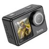 Kamera sportowa Hoco z dwoma wyświetlaczami 1,3" + 2" 4K/30fps DV101 czarna