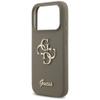 GUESS futerał do IPHONE 17 Pro GUHCP17LSC4GSMW (Silicone W/ Big 4G Script) brązowy