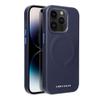 ROAR futerał LEATHER MAG kompatybilny z MagSafe do IPHONE 14 Pro Granatowy
