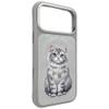 NIMMY futerał LUCKY FASHION CAT kompatybilny z MagSafe do IPHONE 18 Pro/17 Pro szary