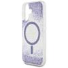 GUESS futerał do IPHONE 16 kompatybilny z MagSafe GUHMP16SRGRGEU (Resin Bottom Glitter) fioletowy