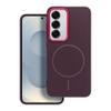 Futerał do Samsung A17 Frame Mag Cover zgodny z MagSafe fioletowy