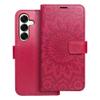 Etui z klapką na Samsung S25 Mezzo Book mandala magenta