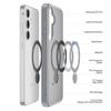 DUX DUCIS futerał YIND kompatybilny z MagSafe do SAMSUNG S25 Plus szary