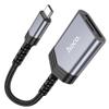 Czytnik kart SD / TF Hoco USB C UA25 szary