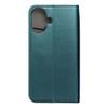 Etui z klapką na iPhone 16 Smart Magneto ciemnozielone