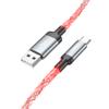 Kabel USB A do USB C Hoco 3A 1 m U112 szary