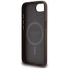 GUESS futerał do IPHONE 16e (SE 4 2025) kompatybilny z MagSafe GUHMPSE4P4TDPW (PU 4G RingTriangle Logo) brązowy