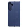 Etui z klapką na Samsung S25 FE Luna Book Carbon niebieskie