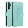 Etui z klapką na Samsung A15 4G / A15 5G Mezzo Book łapacz snów zielone