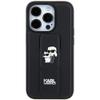 KARL LAGERFELD futerał do IPHONE 11 KLHCN61GSAKCPK (Gripstand Saffiano KC PIN) czarny