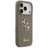 GUESS futerał do IPHONE 17 Pro GUHCP17LSC4GSMW (Silicone W/ Big 4G Script) brązowy