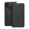 Etui z klapką na Samsung A21s Luna Book Carbon czarne