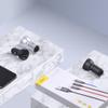 BASEUS ładowarka samochodowa 2 x USB A z wyświetlaczem 4,8A 24W CCBX-0G szara