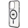 KARL LAGERFELD futerał do IPHONE 15 Pro KLHMP15LHKHNOTK (Karl Head + MAG) transparentny