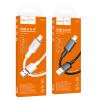 Kabel USB A do Lightning Hoco 2,4A 1 m X128 Benefit czarny