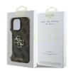 GUESS futerał do IPHONE 16 Pro GUHCP16L4GMGBR (4G PU Big Logo) brązowy