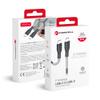 Kabel USB C do USB C Forcell F-Energy QC4.0 PD 5A 66W Carbon 1 m CB-02C czarny