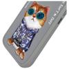 NIMMY futerał GLASSES COOL CAT do IPHONE 16 szary