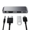 Adapter HUB 4w1 USB C Satechi Mobile Pro Hub ST-TCMPHM szary