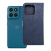 Etui z klapką na Motorola G57 POWER Split Book granatowo-kremowe