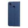 Etui z klapką na Samsung A20e Luna Book Carbon niebieskie