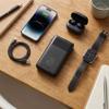 Powerbank Forcell F-Energy Multicharge F10K6 QC PD3.0 3A 22,5W 10000 mAh z wbudowanymi kablami USB C i Lightning czarny