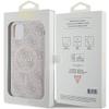GUESS futerał do IPHONE 11 kompatybliny z MagSafe GUHMN61G4GFRP (4G Ring classic logo) różowy