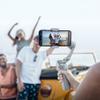 Gimbal z 3-osiową stabilizacją Hoco K24 szary