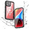 Futerał do iPhone 15 PRO MAX Shellbox DOT wodoodporny zgodny z MagSafe czarny