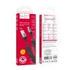 Kabel USB A do Micro USB Hoco 2,4A 1,5 m X121 czarny