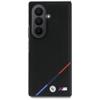 BMW futerał do SAMSUNG GALAXY Z FOLD 8 ULTRA kompatybilny z MagSafe (Leather Perforated Tricolor Stripe Metal Logos) czarny