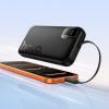 Powerbank Hoco 10000 mAh QC PD 20W ze zwijanym kablem USB C Q51 czarny