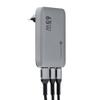 Ładowarka sieciowa do telefonu Forcell F-Energy Ultra Slim GaN III 2 x USB C + USB A QC4.0 PD 4A 65W VT-47 szara 0INT