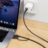Kabel 2w1 USB C do USB C / Mag3 Hoco 240W 1,8 m U142 czarny