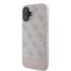 GUESS futerał do IPHONE 16 GUHCP16SG4GLPI (4G PU Bottom Stripe) różowy