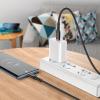 Kabel USB C do USB C Hoco 3A 60W 3 m X59 czarny