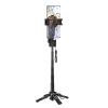 Live stand Hoco z magnetycznym oraz uniwersalnym mocowaniem z pilotem bezprzewodowym K27 PRO  czarny